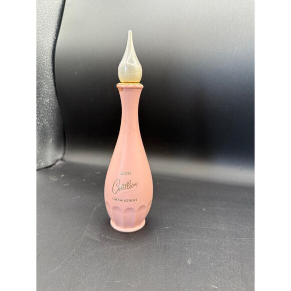 Avon Cotillion Cream Lotion Pink GENIE Bottle 4oz - 1965 - 7.75” Tall - Picture 4 of 6